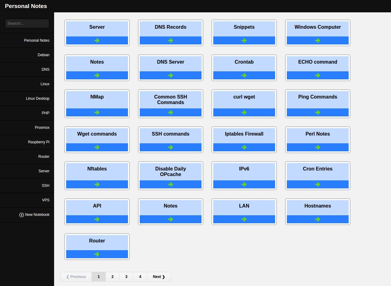 Personal Events Screenshot